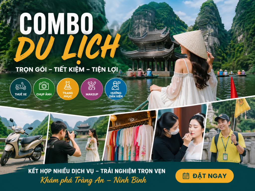 Combo dịch vụ du lịch Tràng An