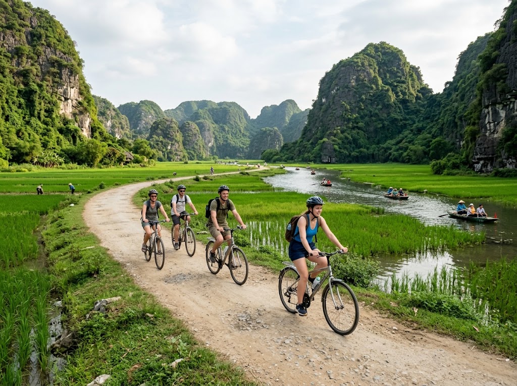 Thuê xe đạp Tràng An
