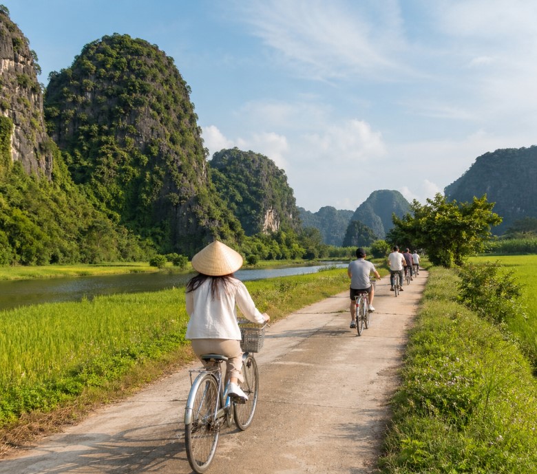 Thuê xe đạp Tràng An - Ninh Bình